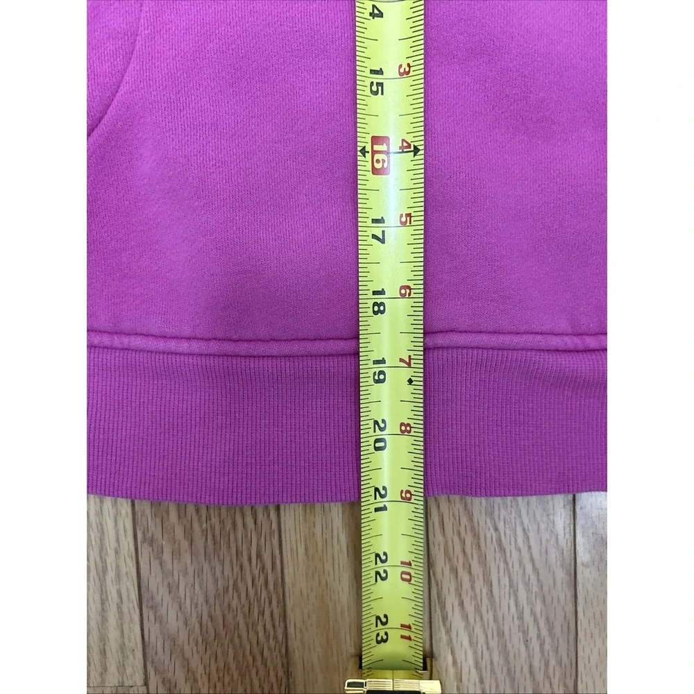 Lululemon Scuba Oversized Cropped Funnel Neck Half Zip Sonic Pink Size XS/S